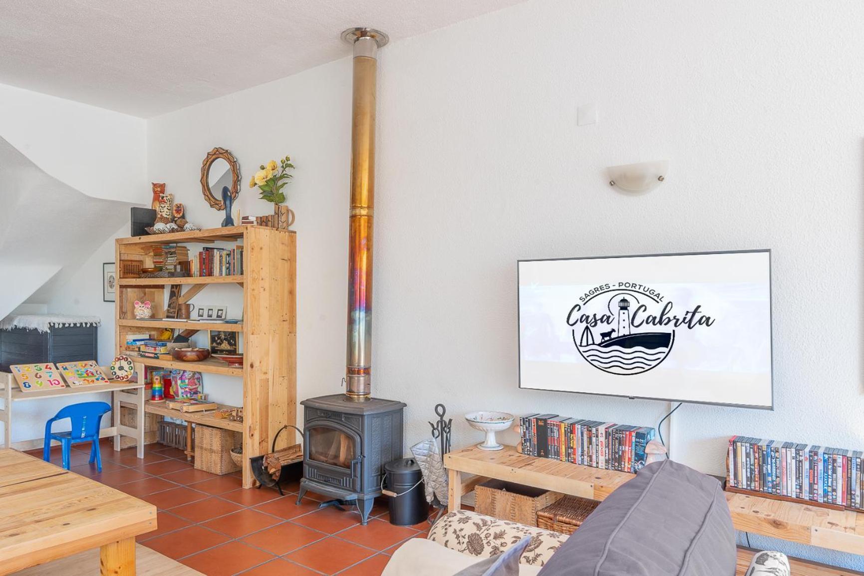 فيلا Casa Cabrita - Surf & Family House In ساغريش المظهر الخارجي الصورة