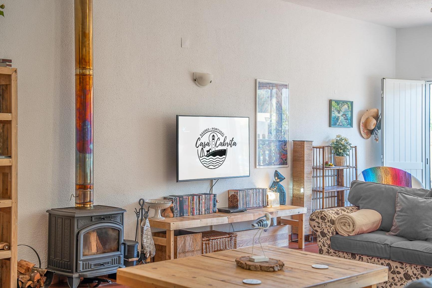 فيلا Casa Cabrita - Surf & Family House In ساغريش المظهر الخارجي الصورة